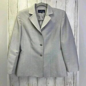 Evan Picone Light blue blazer size 6 work/career